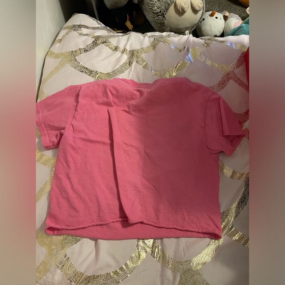 hot pink cropped beavis and butthead graphic tee - Picture 3 of 3